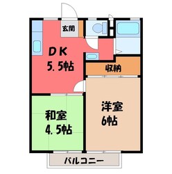 岡本駅 徒歩10分 1階の物件間取画像